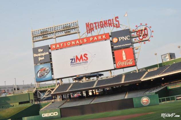 Ryan Zimmerman celebrated the launch of his ziMS Foundation at Nationals Park.
